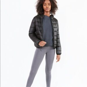 Aritzia TNA Little Fuzzy Puff Black Size Small